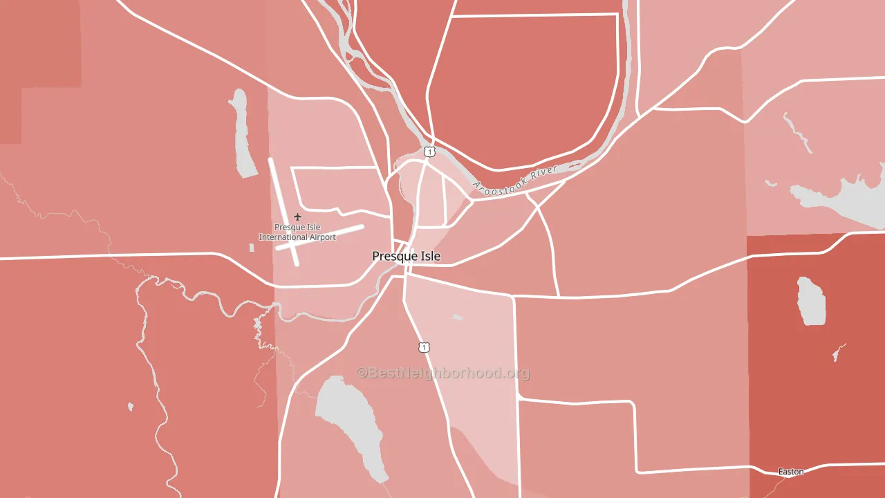 04769, ME block-group political-lean map