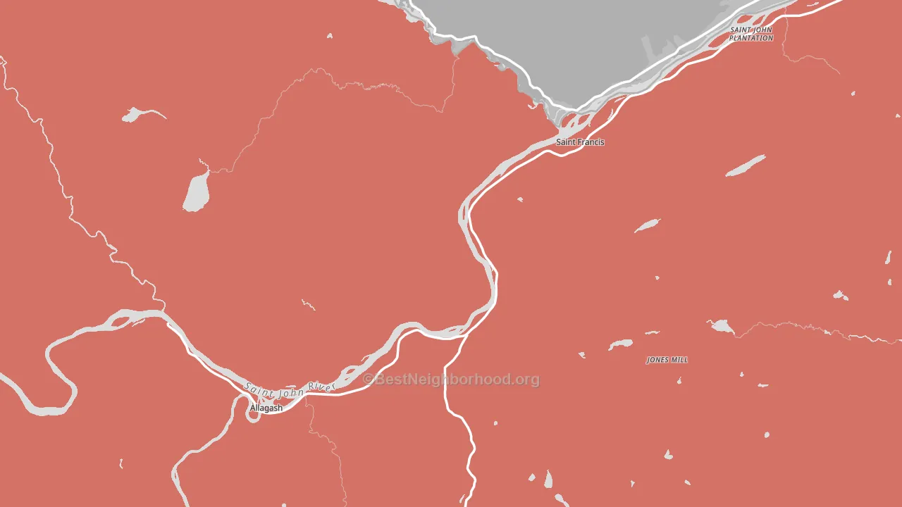 04774, ME block-group political-lean map