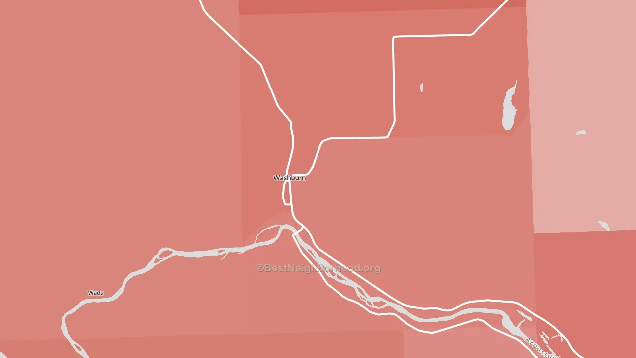 04786, ME block-group political-lean map