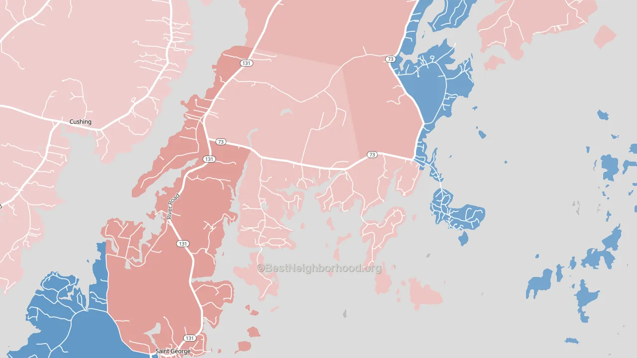 04859, ME block-group political-lean map