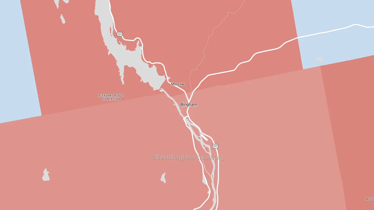 04920, ME block-group political-lean map