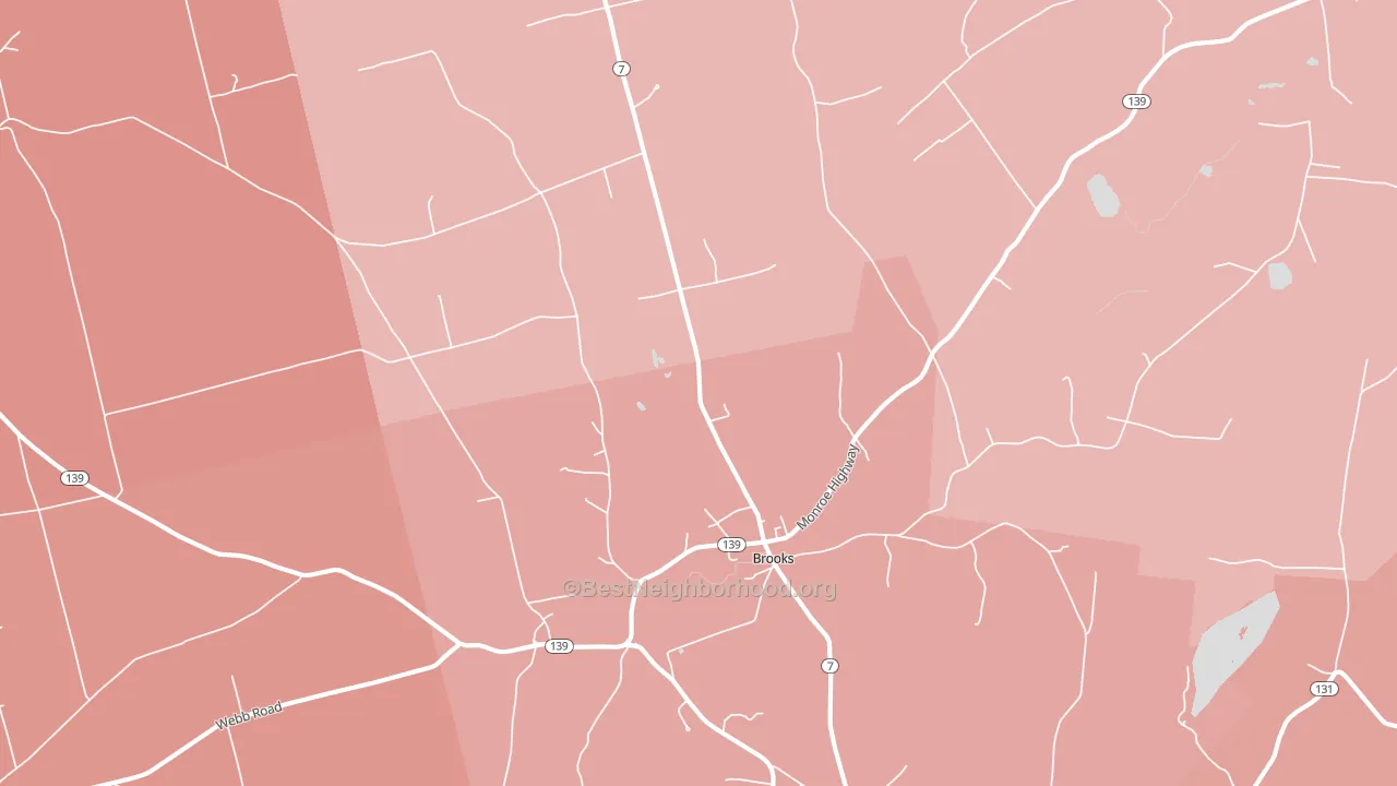 04921, ME block-group political-lean map