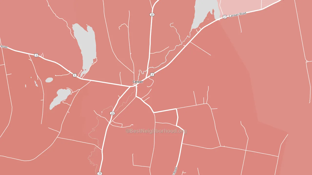 04924, ME block-group political-lean map