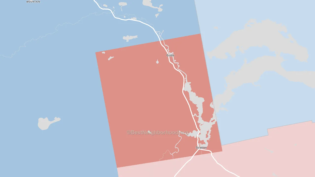 04936, ME block-group political-lean map