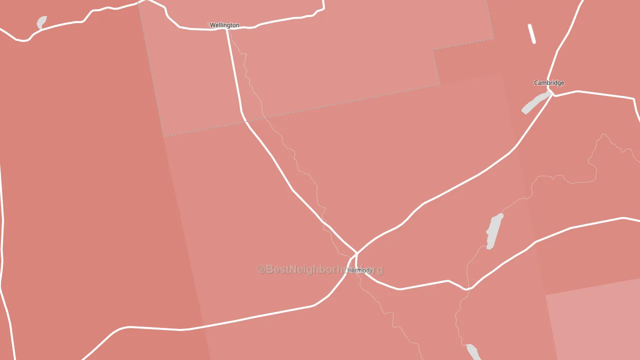 04942, ME block-group political-lean map
