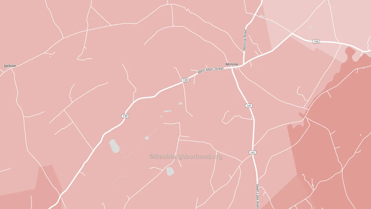 04951, ME block-group political-lean map