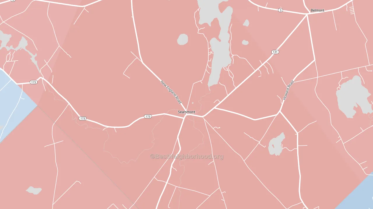 04973, ME block-group political-lean map