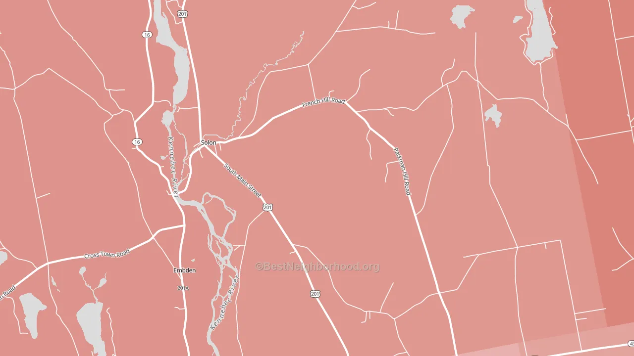 04979, ME block-group political-lean map