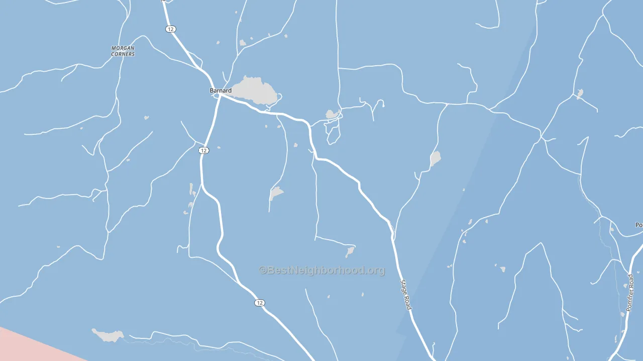 05031, VT block-group political-lean map
