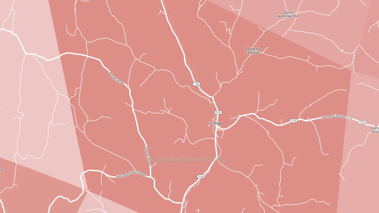 05038, VT block-group political-lean map