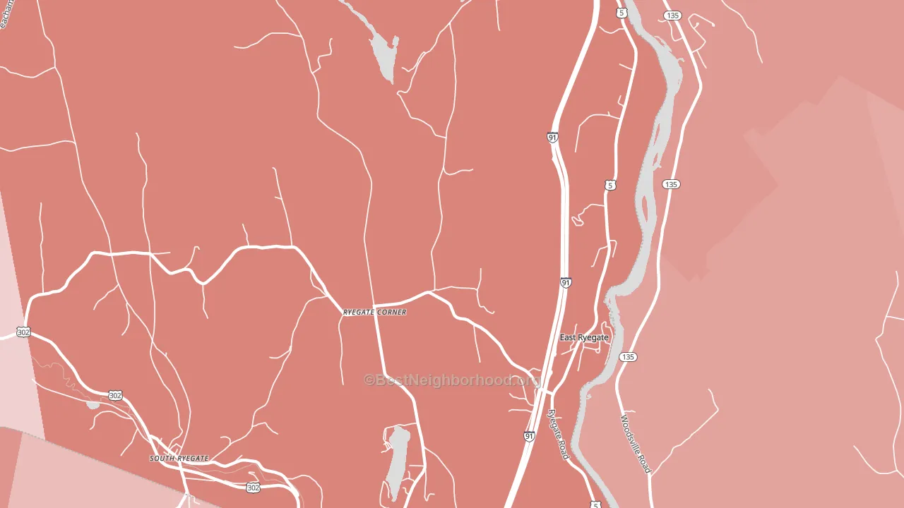 05042, VT block-group political-lean map
