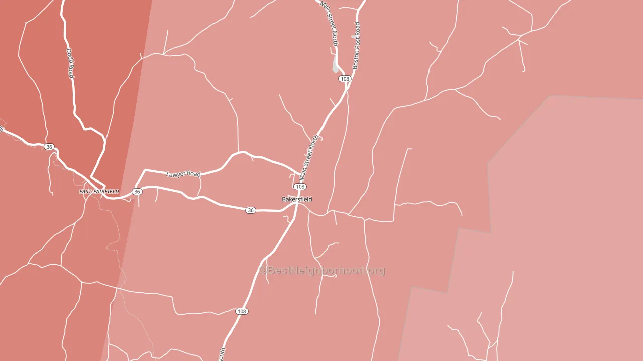05441, VT block-group political-lean map