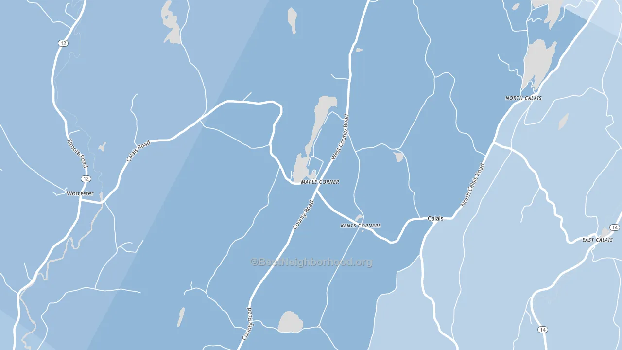 05648, VT block-group political-lean map