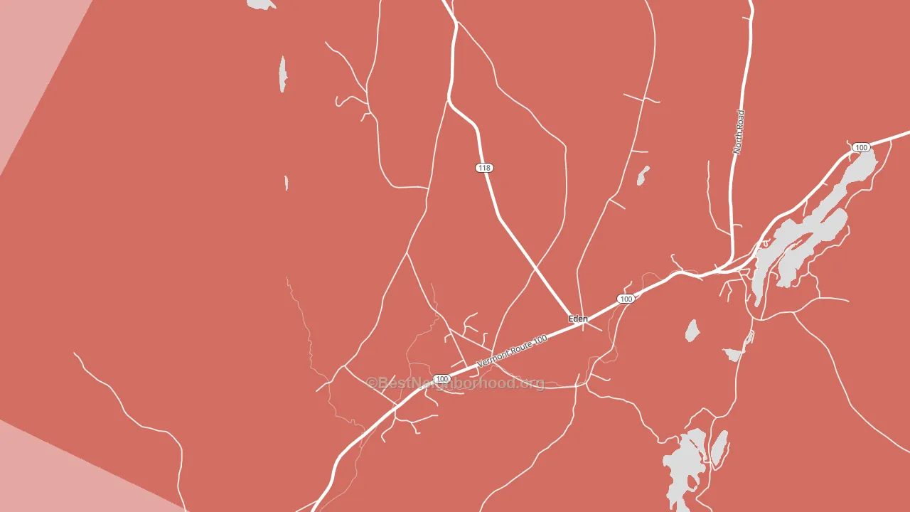 05652, VT block-group political-lean map