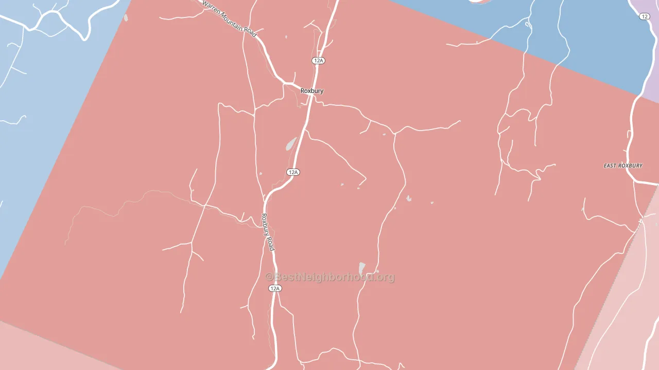 05669, VT block-group political-lean map