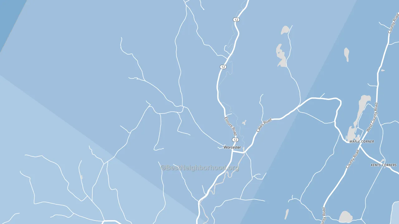 05682, VT block-group political-lean map