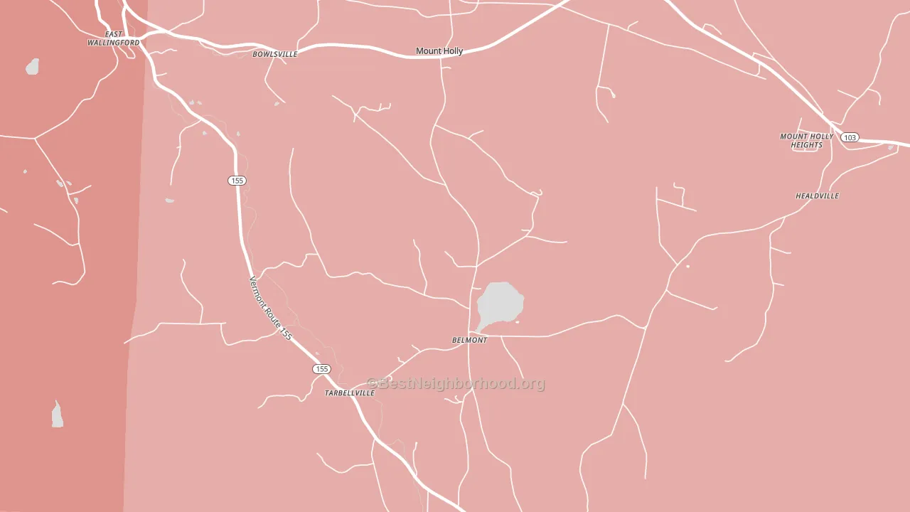 05730, VT block-group political-lean map