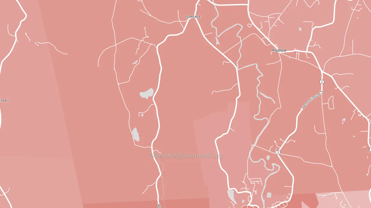 05744, VT block-group political-lean map