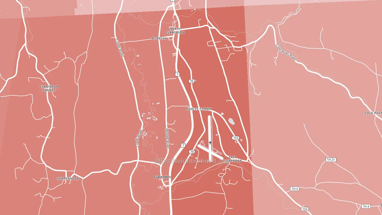05759, VT block-group political-lean map