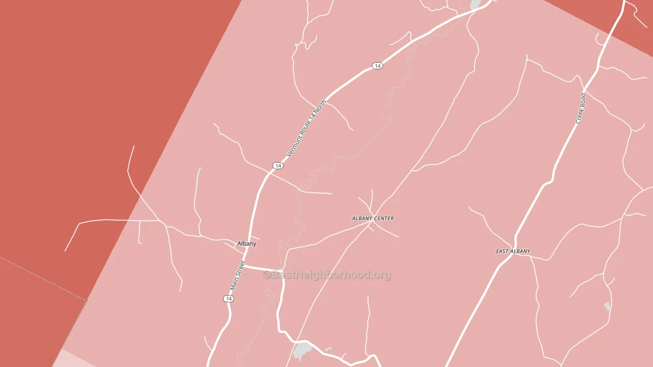 05820, VT block-group political-lean map