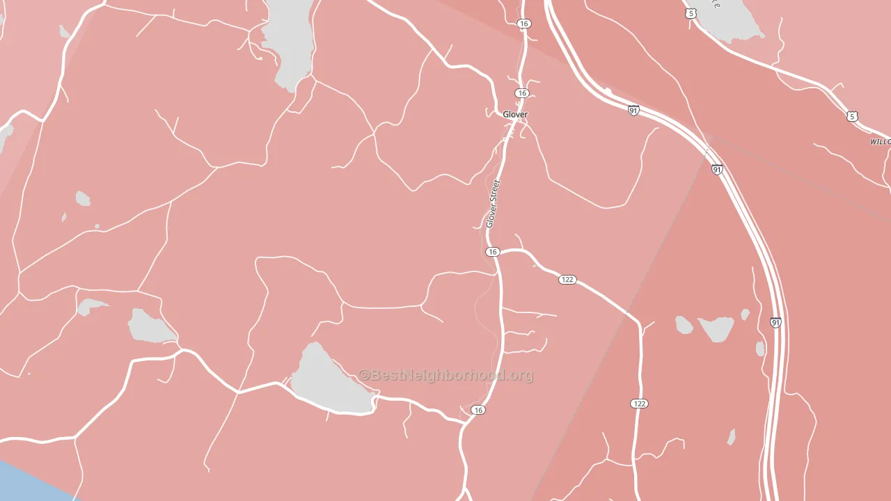 05839, VT block-group political-lean map