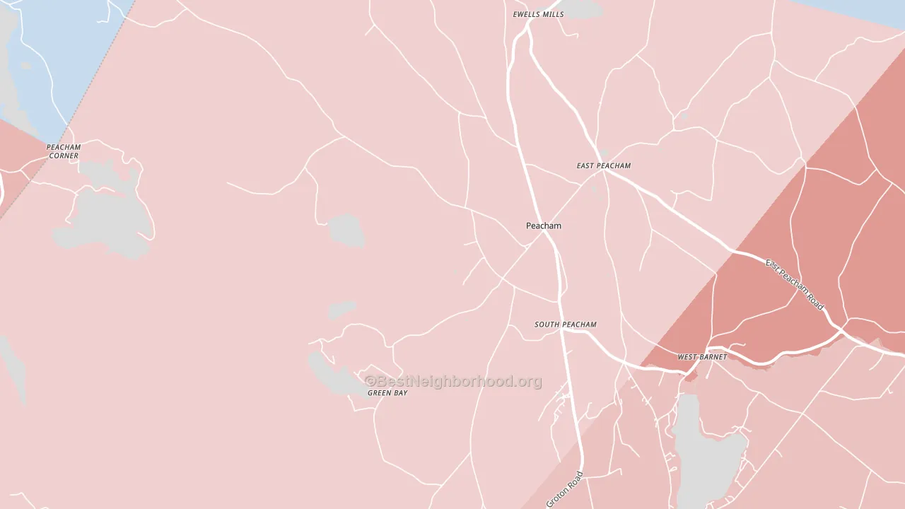 05862, VT block-group political-lean map