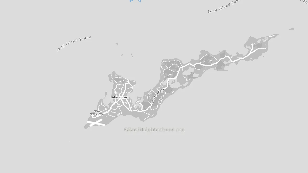 06390, NY block-group political-lean map