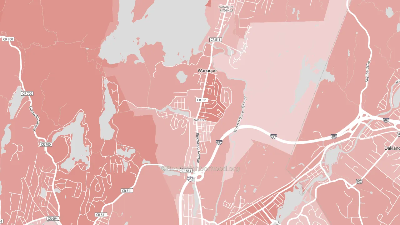 07420, NJ block-group political-lean map