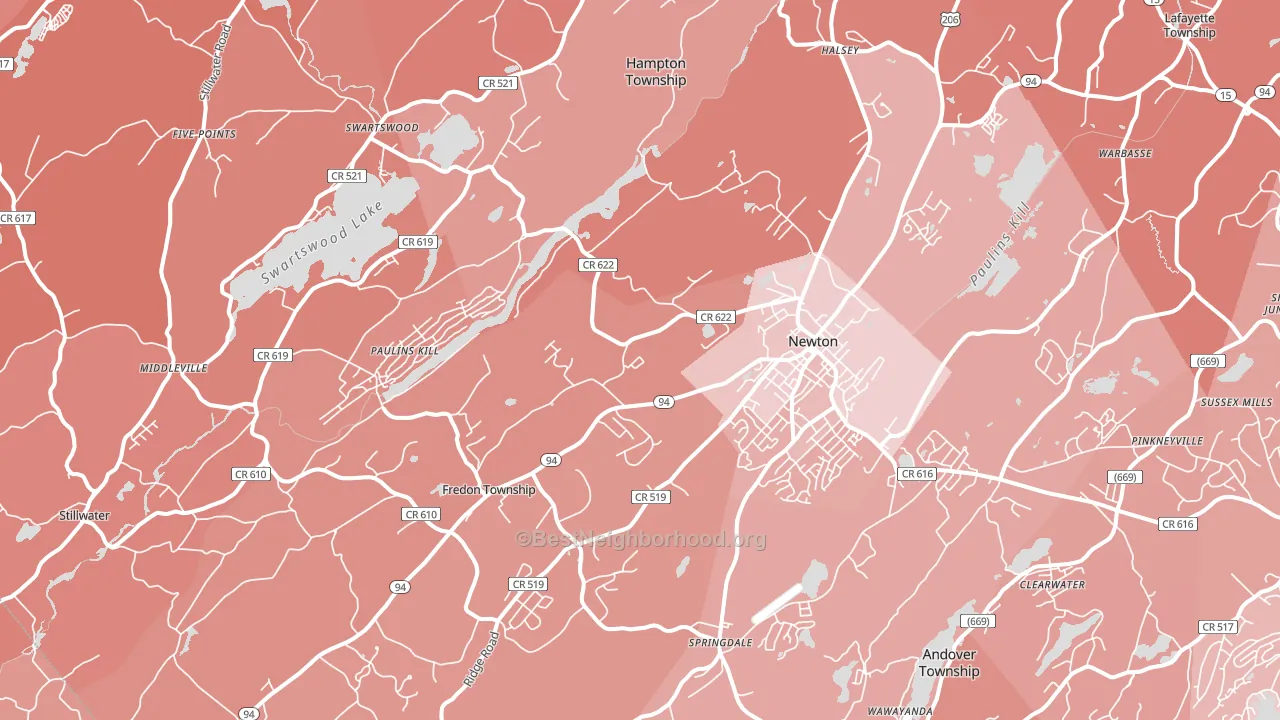 07860, NJ block-group political-lean map