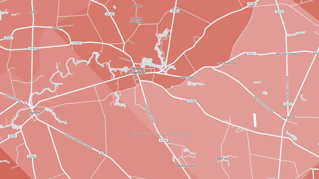 08001, NJ block-group political-lean map