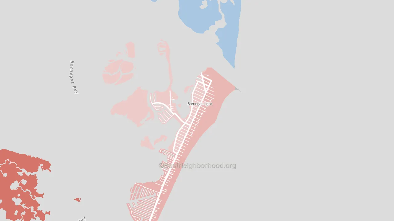 08006, NJ block-group political-lean map