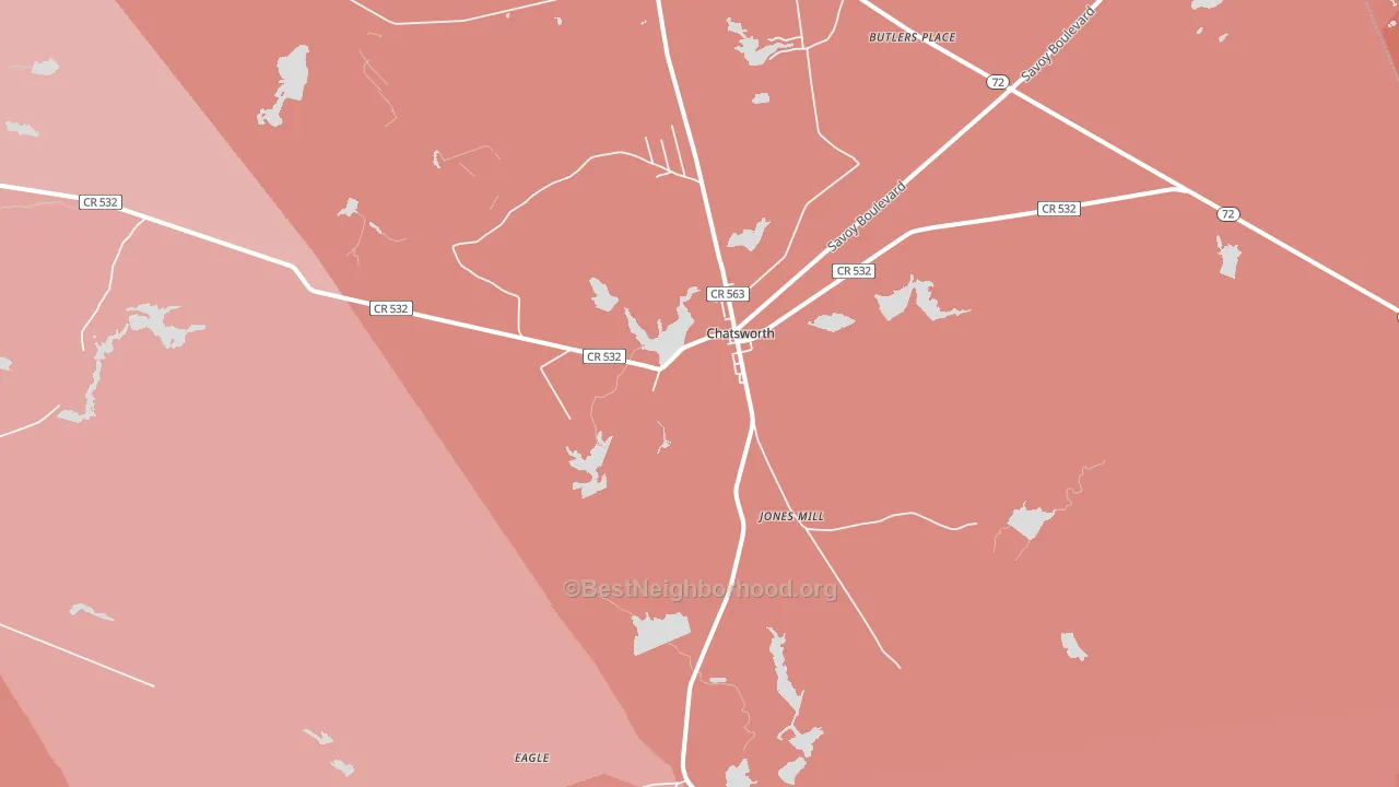 08019, NJ block-group political-lean map