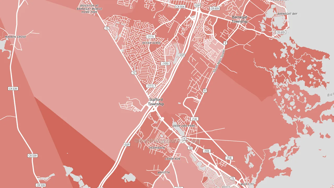 08050, NJ block-group political-lean map