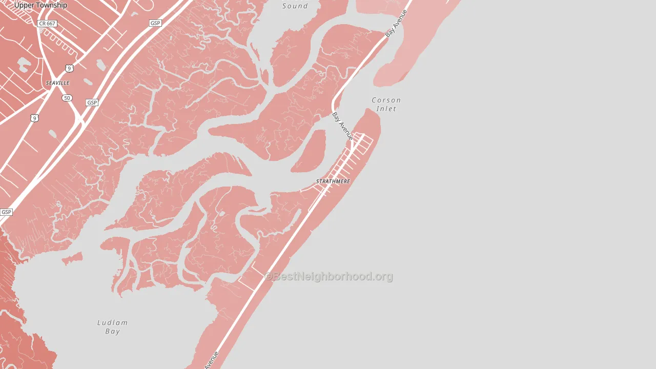 08248, NJ block-group political-lean map