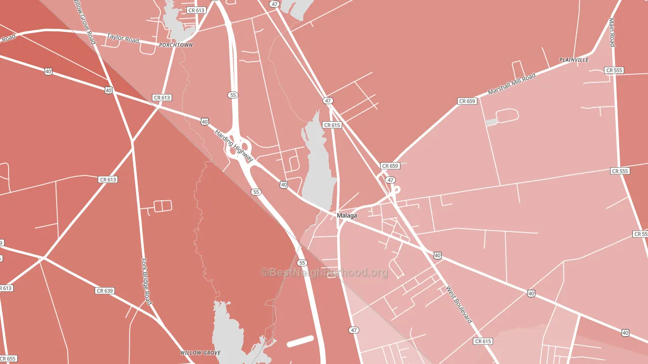 08328, NJ block-group political-lean map
