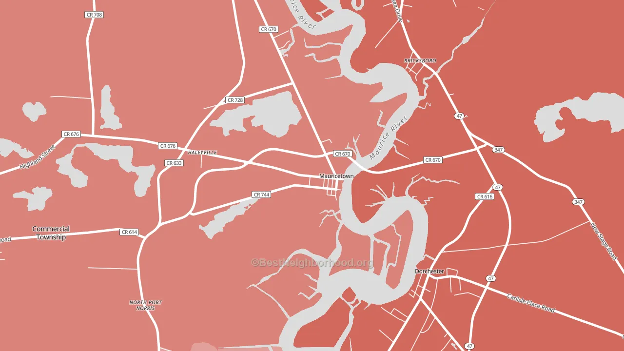08329, NJ block-group political-lean map