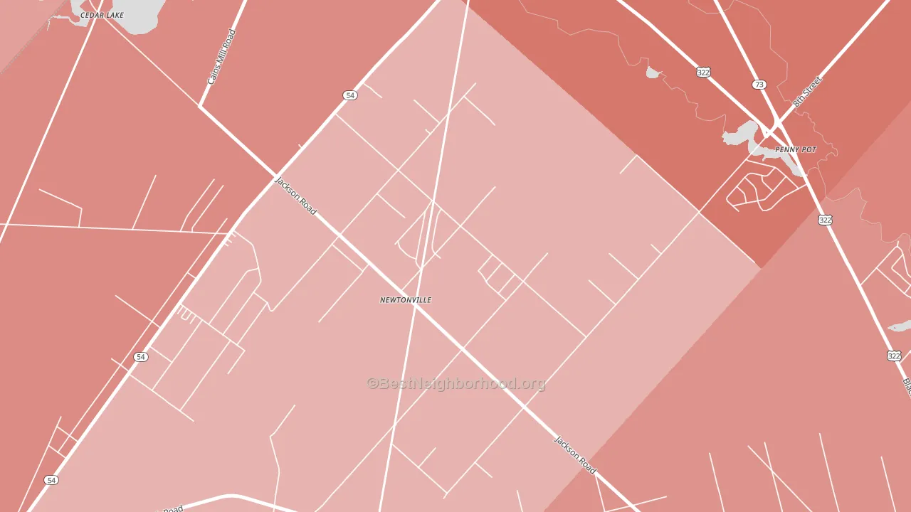 08346, NJ block-group political-lean map