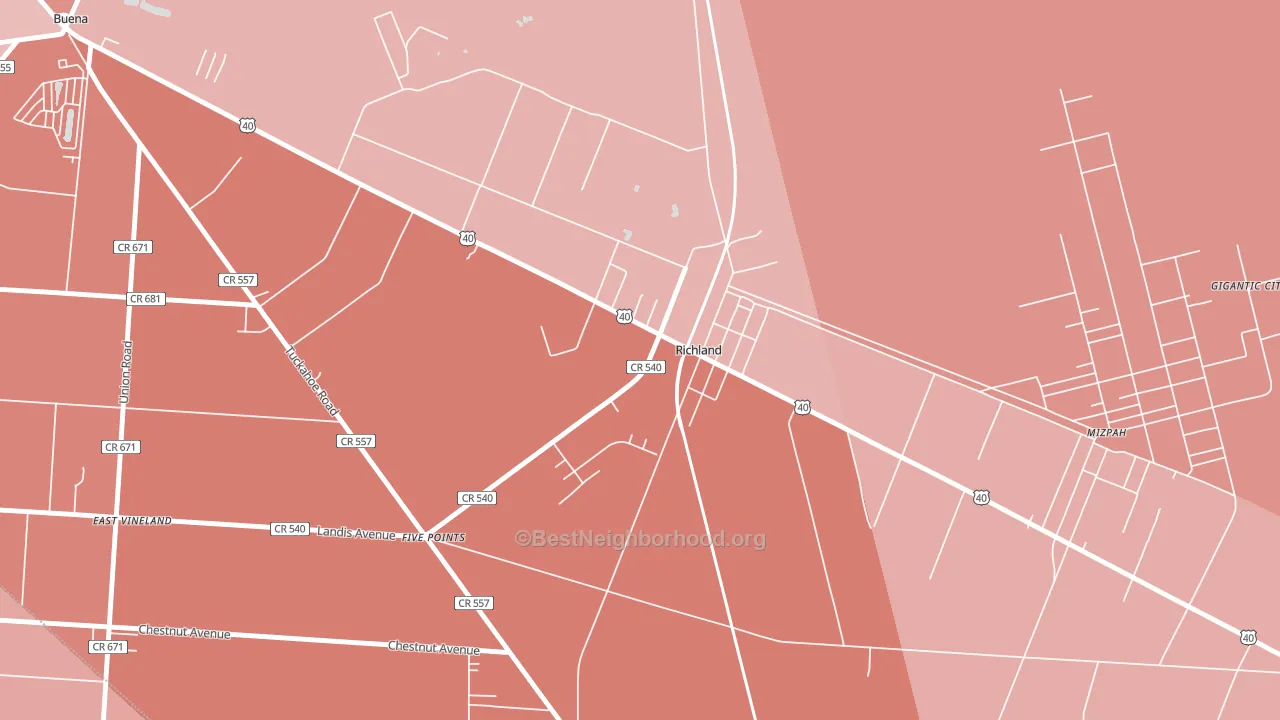 08350, NJ block-group political-lean map