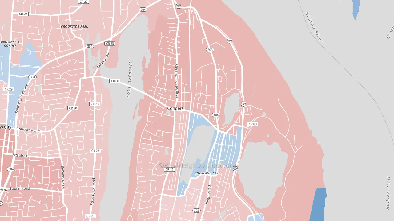 10920, NY block-group political-lean map