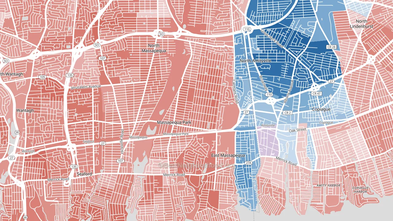 11762, NY block-group political-lean map