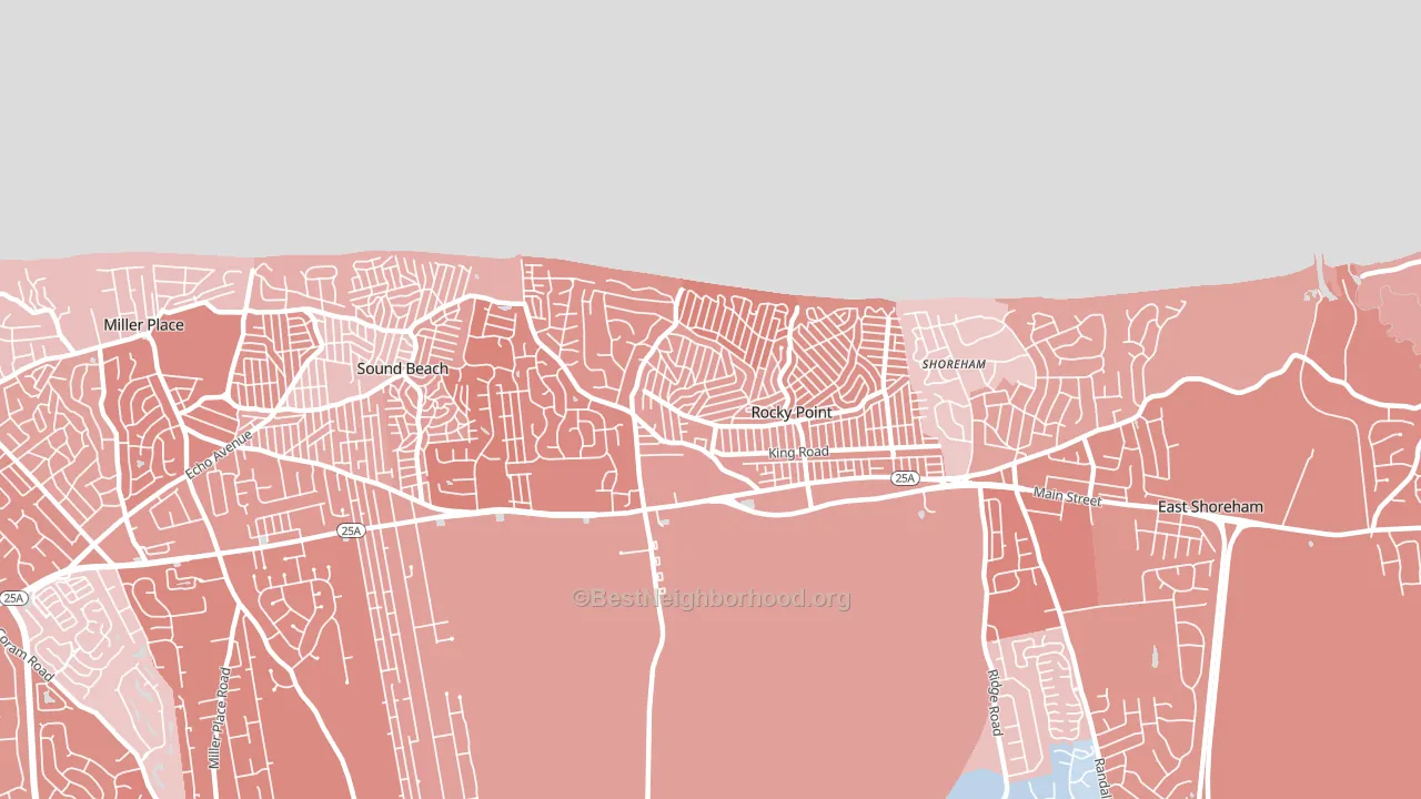 11778, NY block-group political-lean map