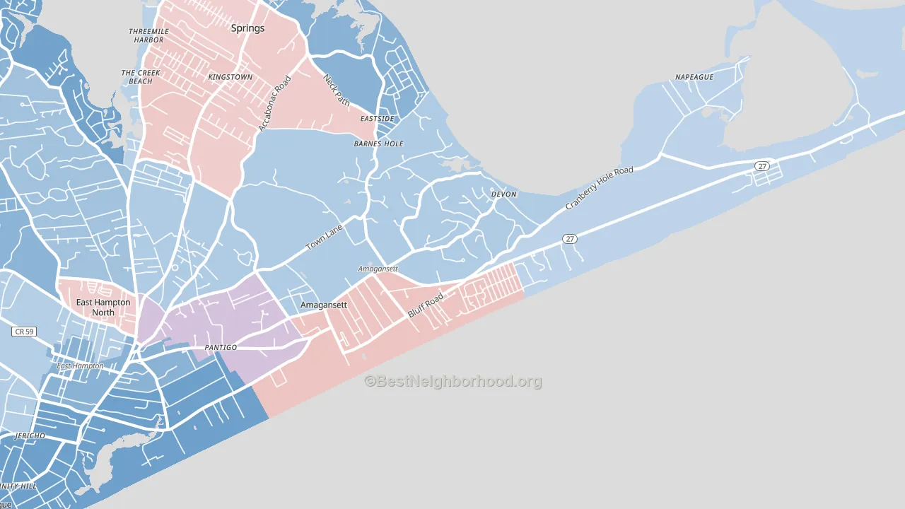 11930, NY block-group political-lean map