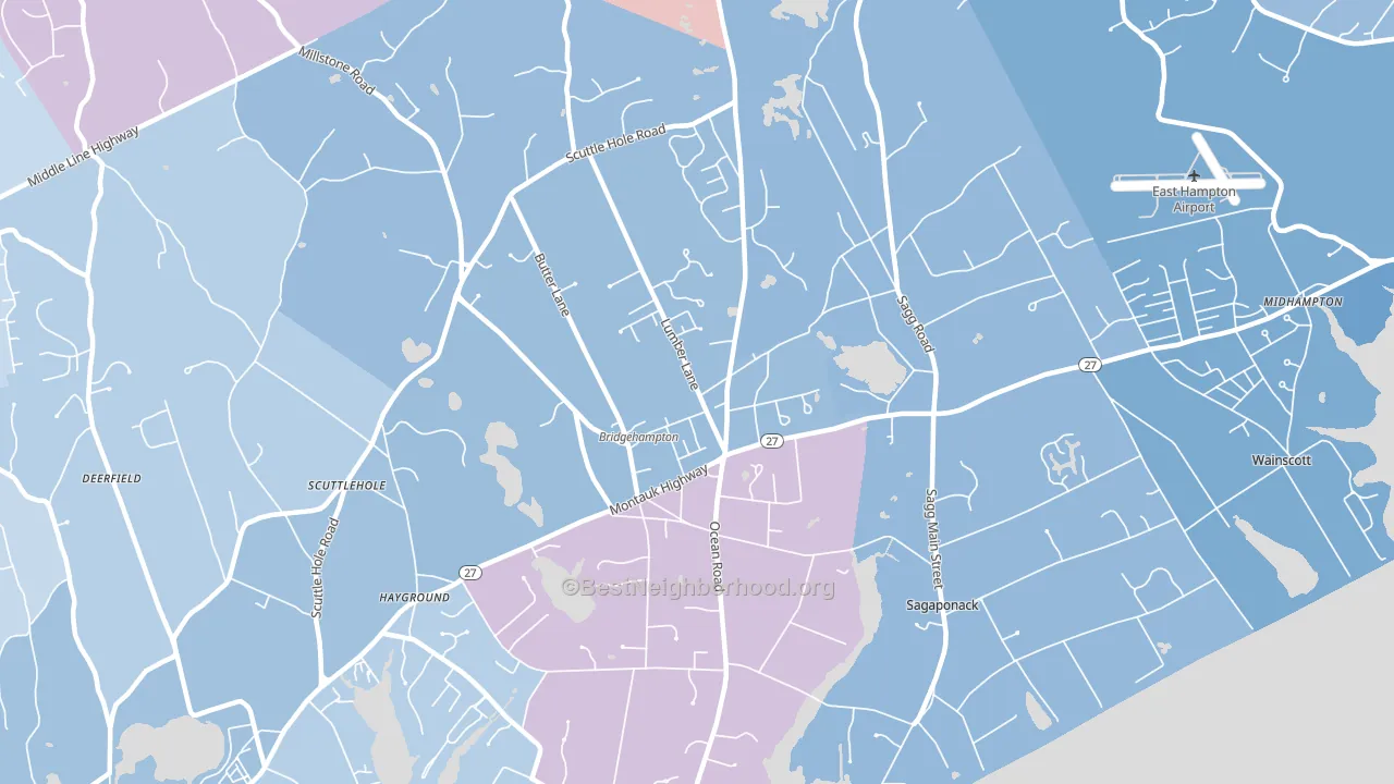 11932, NY block-group political-lean map