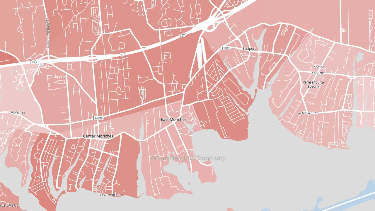 11940, NY block-group political-lean map