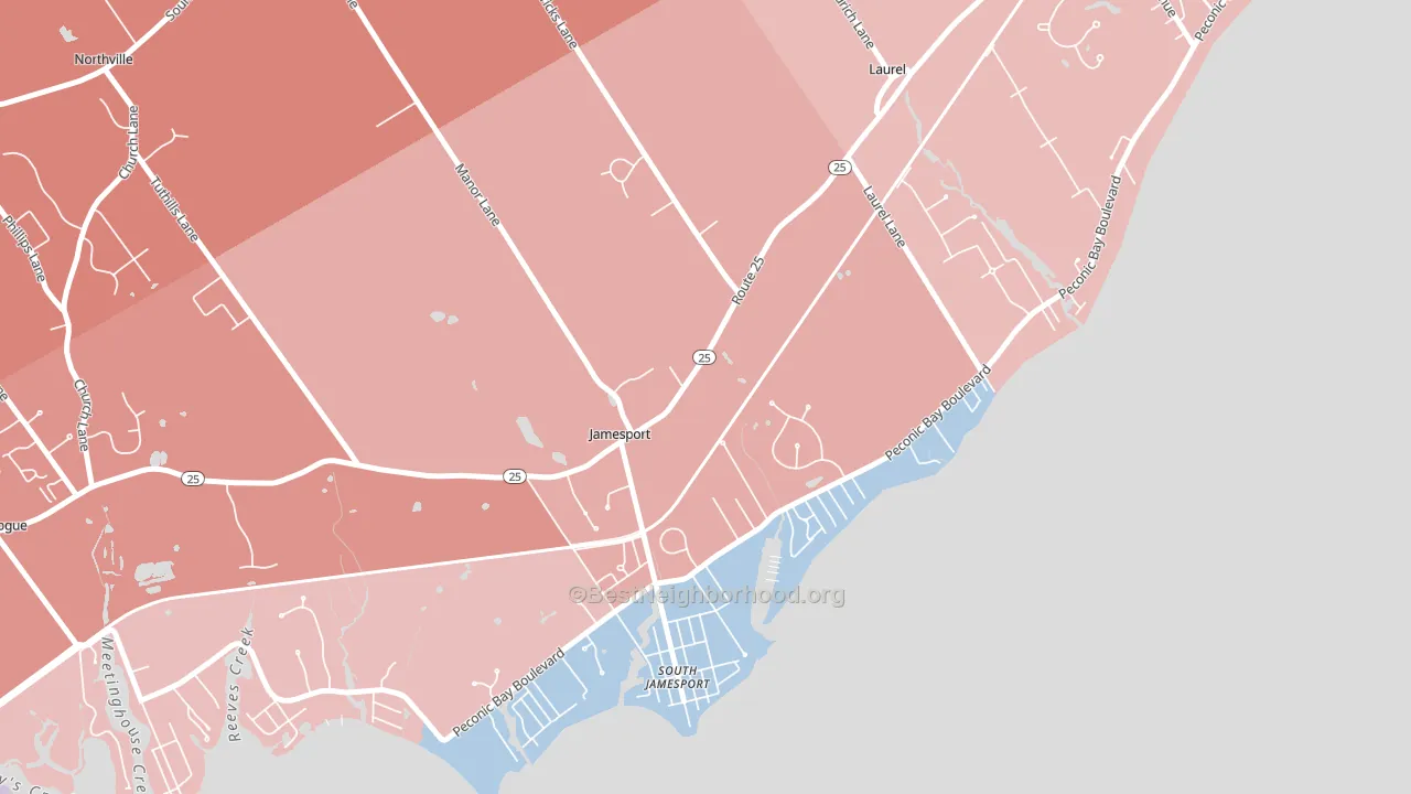 11947, NY block-group political-lean map