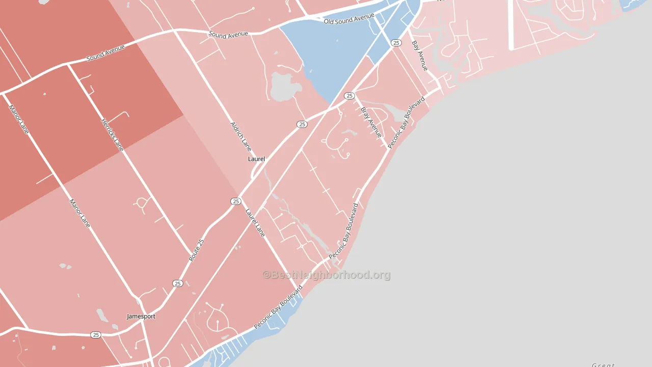 11948, NY block-group political-lean map