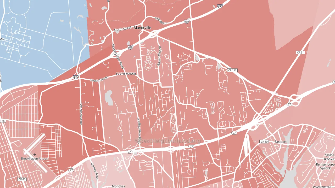 11949, NY block-group political-lean map