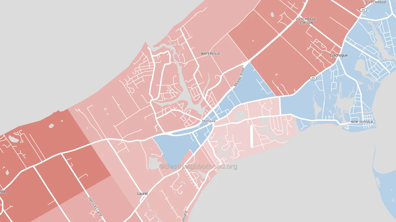 11952, NY block-group political-lean map