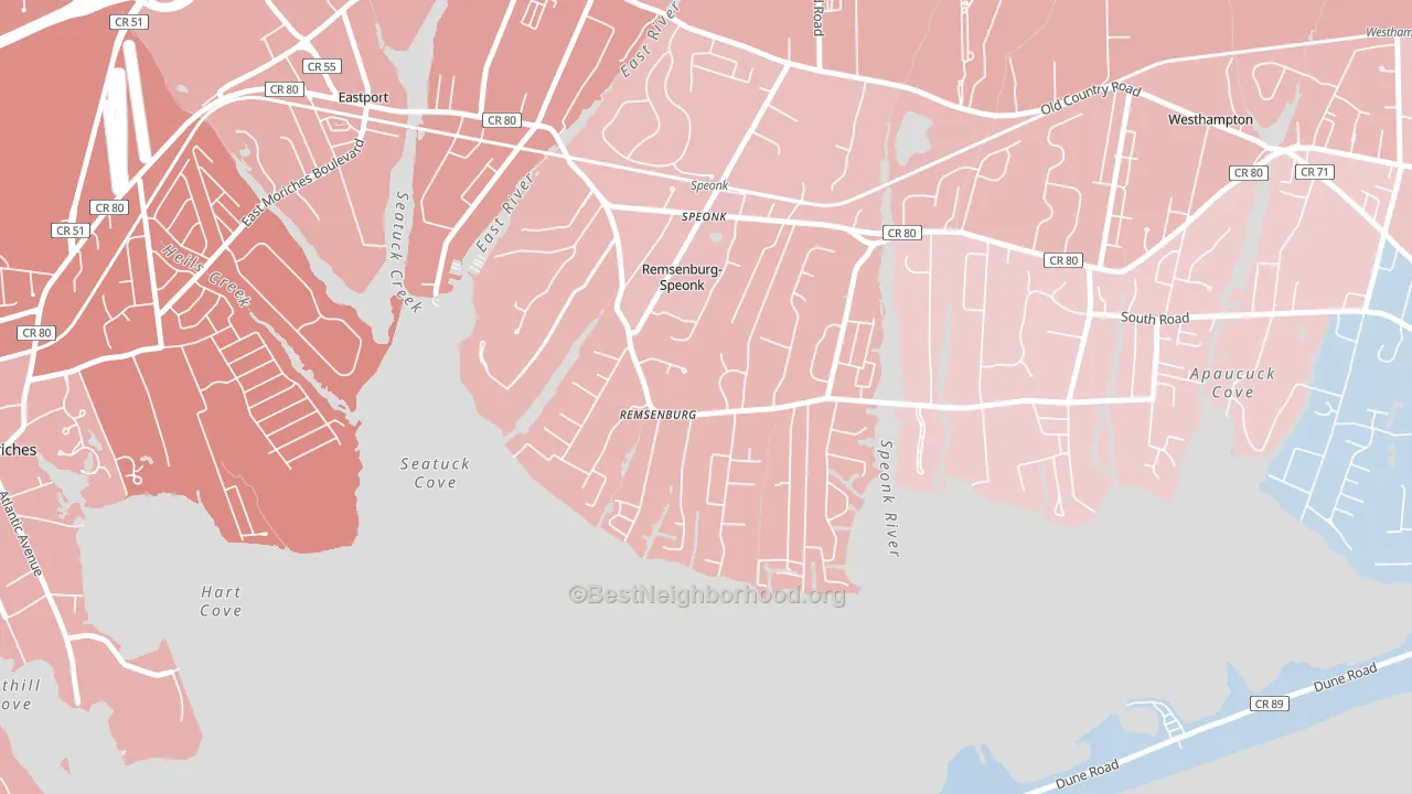 11960, NY block-group political-lean map