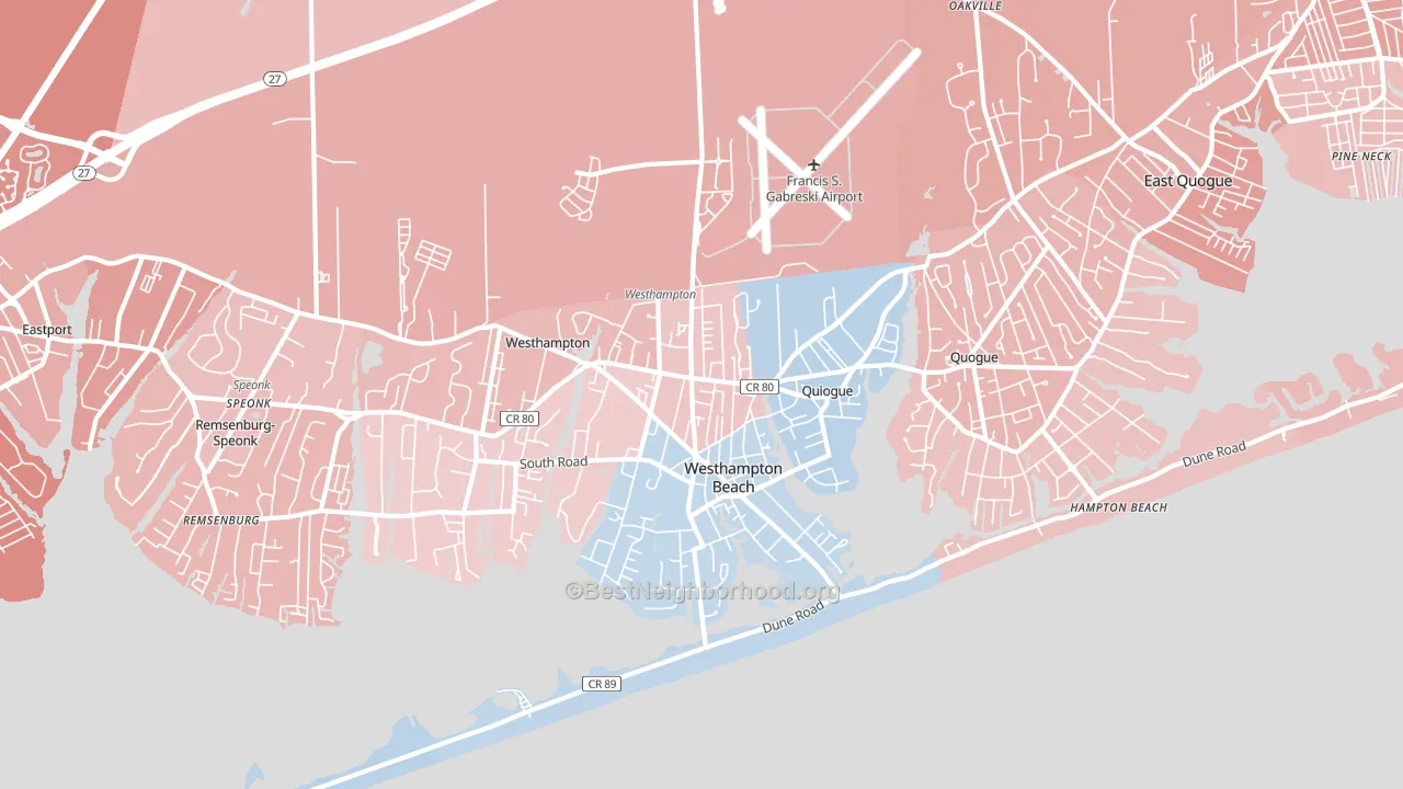 11978, NY block-group political-lean map